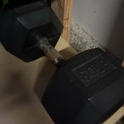 Single 80 Lb Dumbbell