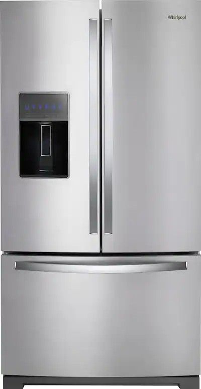 Whirlpool Full-Depth, Stainless Steel, French Door Refrigerator (27 Cubic Feet)