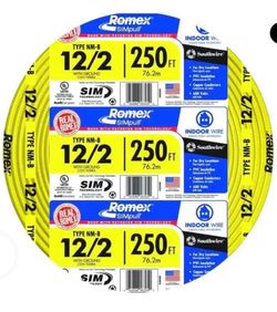 12/2 Romex 250 ft