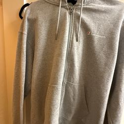 Champion Jacket Zip Up Size LARGE