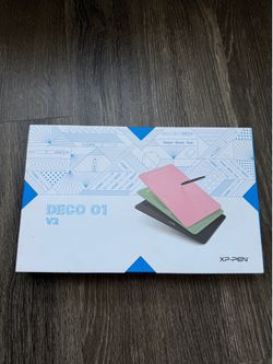 XP-PEN Deco 01 V2 Graphics Drawing Tablet with Pen