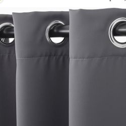 Brand New Gray Blackout Curtains – IKEA HILSBORG – 57” x 118”