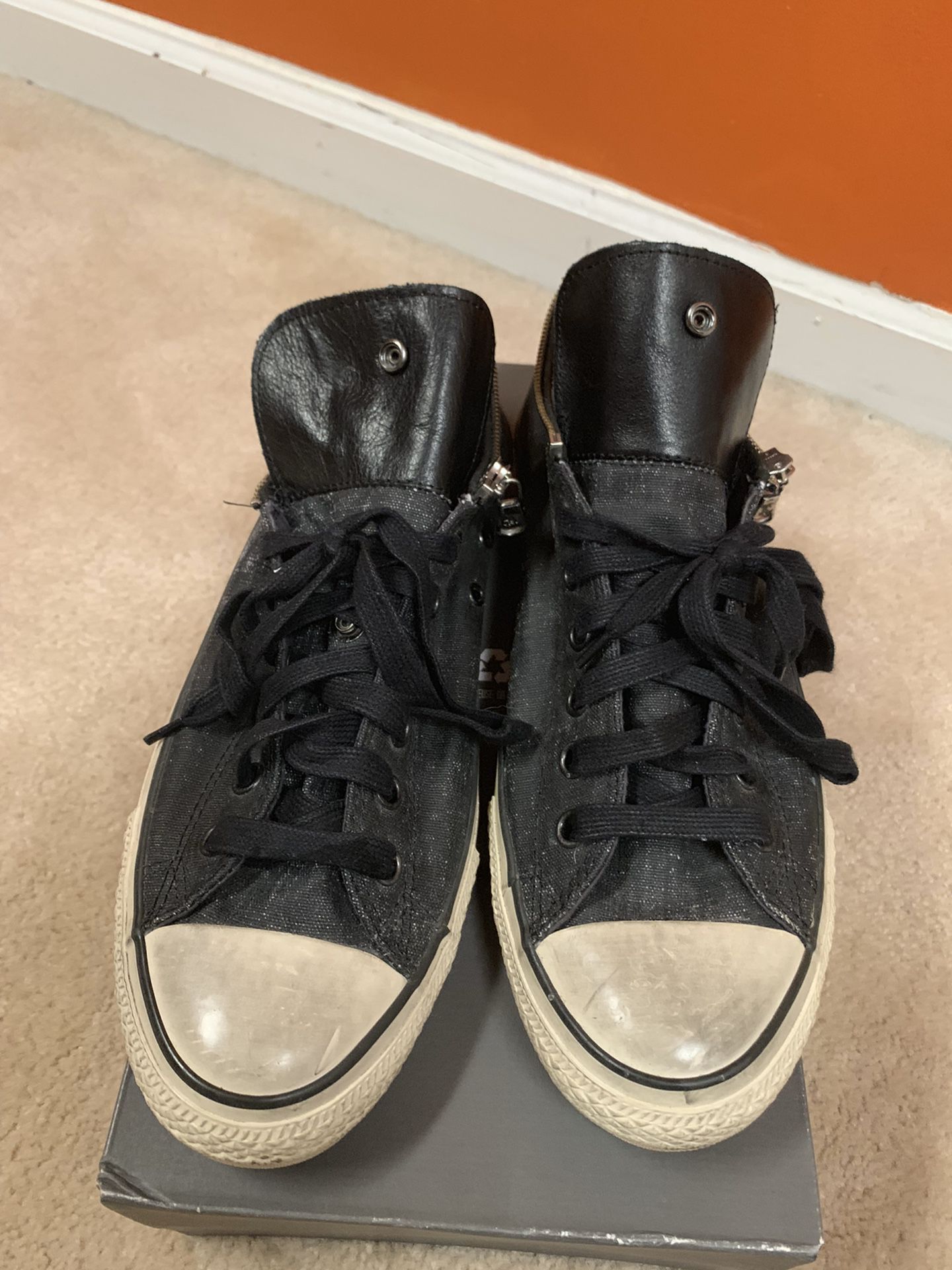 All Star “Studded” Converse - John Varvatos size 10.5 (real fit size 12)