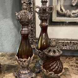 Hemispheres Finials Set 