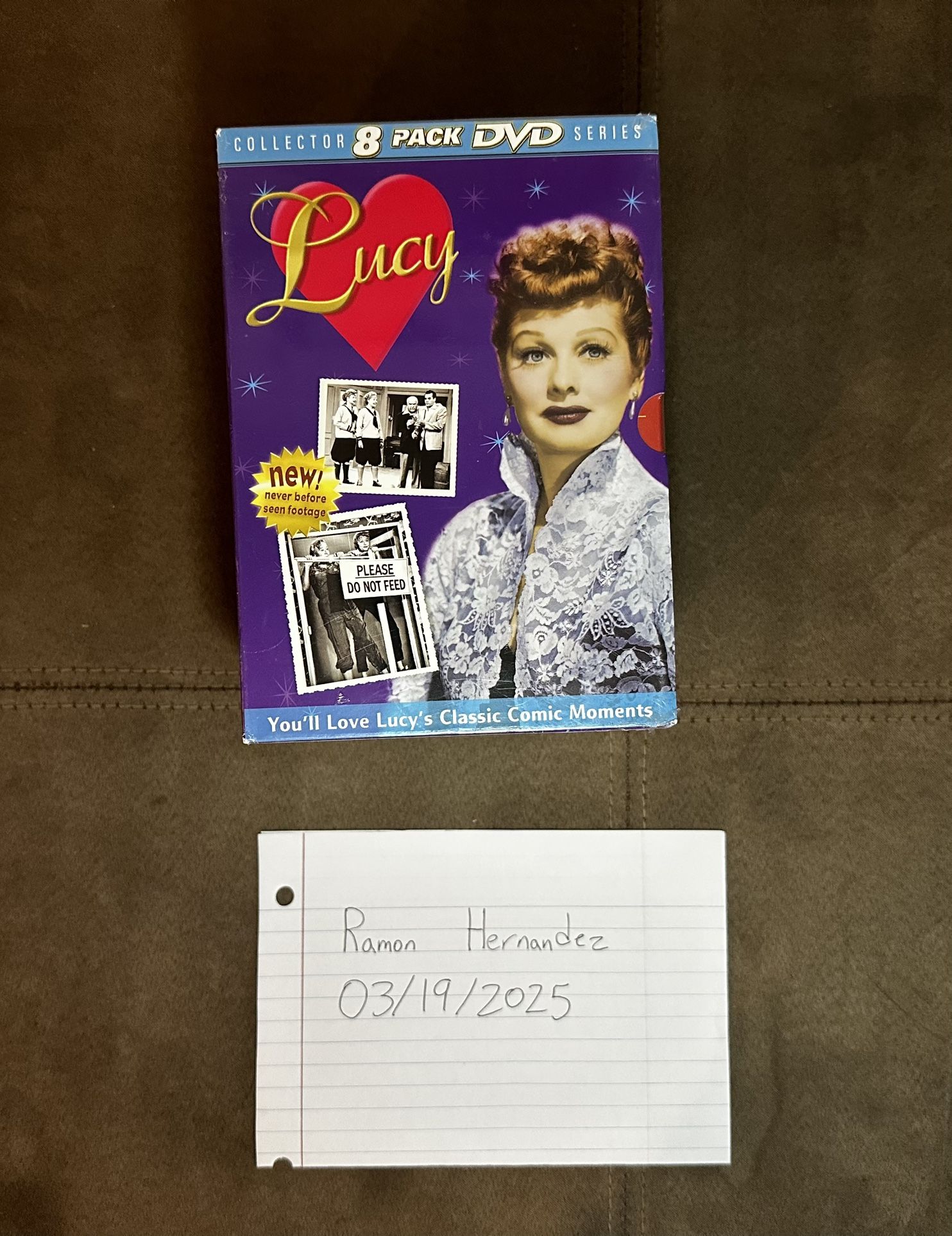 Sealed Lucy 8 Pack Collector DVD Series