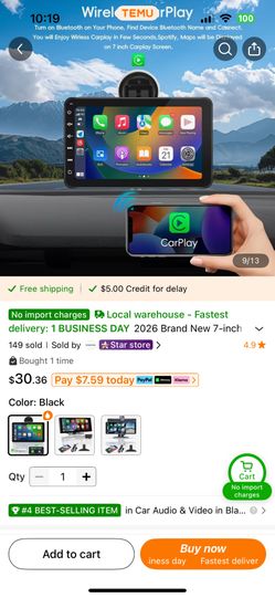 CarPlay screen