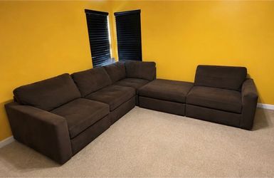 Brown 5 pc sectional