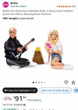 Barbie camp fire set new in box