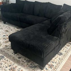 2 Piece Fluffy Sectional 