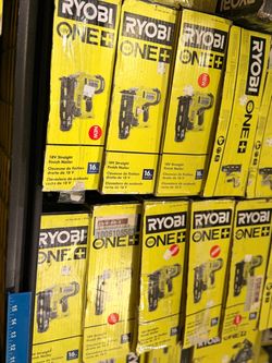 16 gauge Ryobi 18 volt cordless Finish nailer