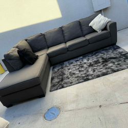 Sectional Couch Gray 