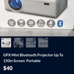 Home Projector - GBTiger 4000 Lux LED Video Projector 