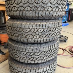 Tires: Goodyear wrangler territory AT  255/65/R18