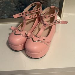Cute Pink Dress Up / Anime Shoes