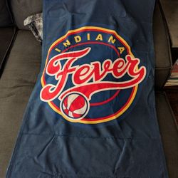 Indiana Fever Navy Beach Towel Size 30" × 60" 