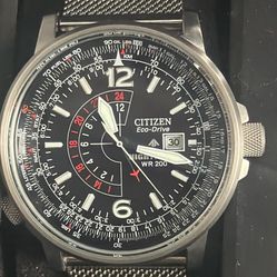 Men's Citizen Eco-Drive Navihawk Pilot Flight Watch