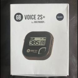 Golf buddy GB Voice 2S+ Talking GPS Golf Rangefinder Navigation Black GBO366