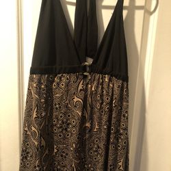 Black Halter Backless Top by Chartoltte Russe