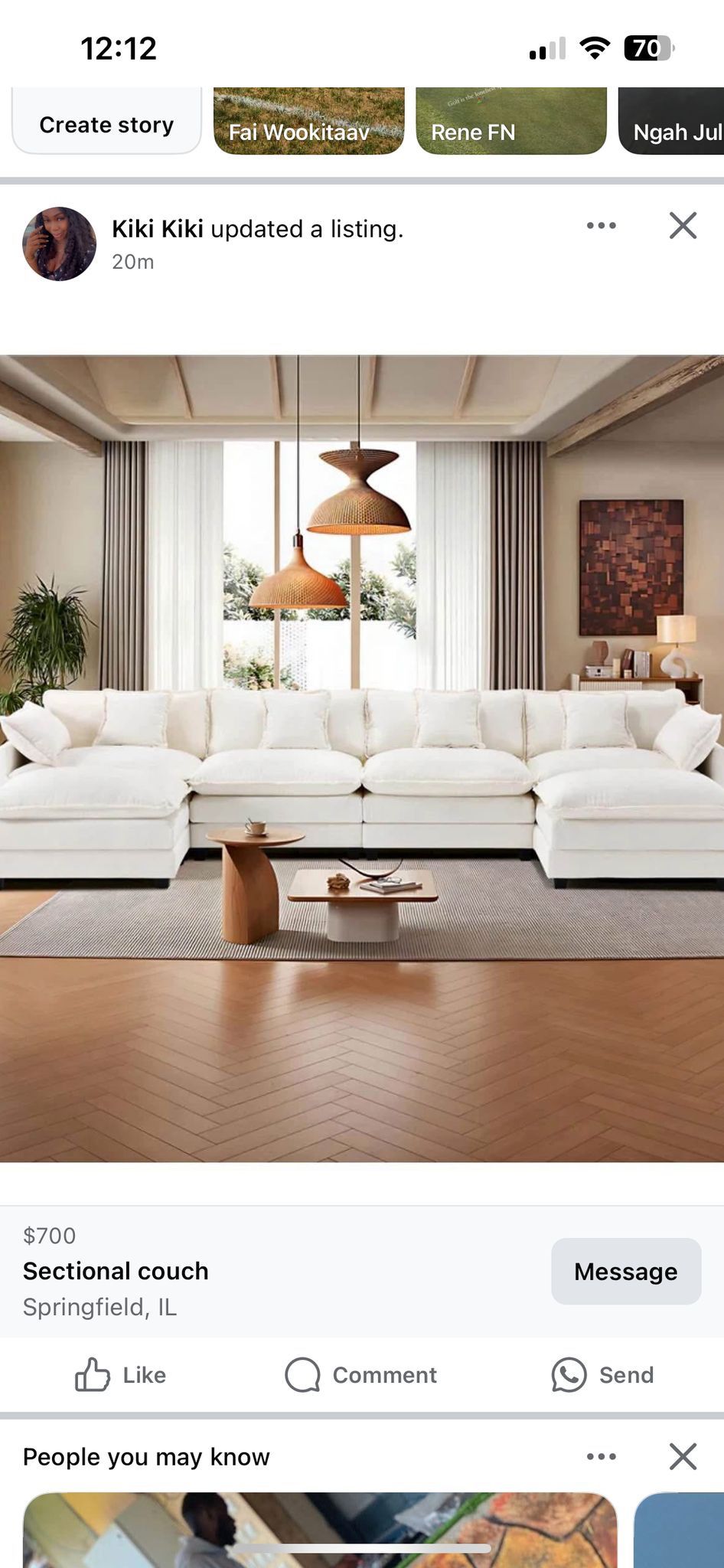 Sectional Couch. Brand New