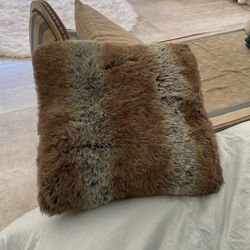 Large Furry Pillow