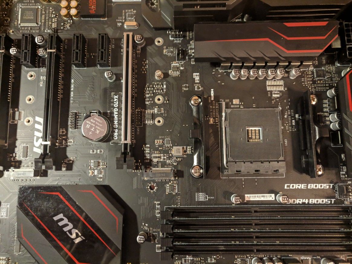 MSI X470 gamer pro motherboard updated bios