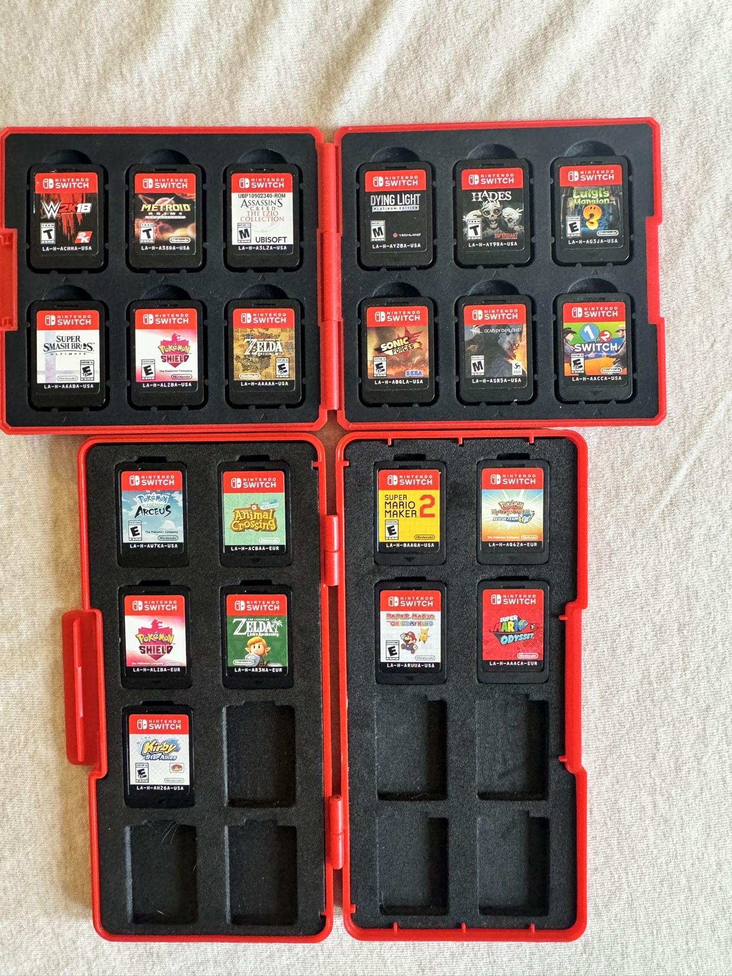 Nintendo Switch Games (Pricing In Description)