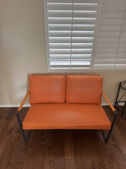 Orange Modern Couch
