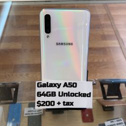 Galaxy A50 . 64 GB .Unlocked .$200 Plus Tax 