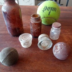 Antique Glass Bottles 