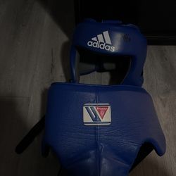 Winning Cup & Adidas Head Gear  