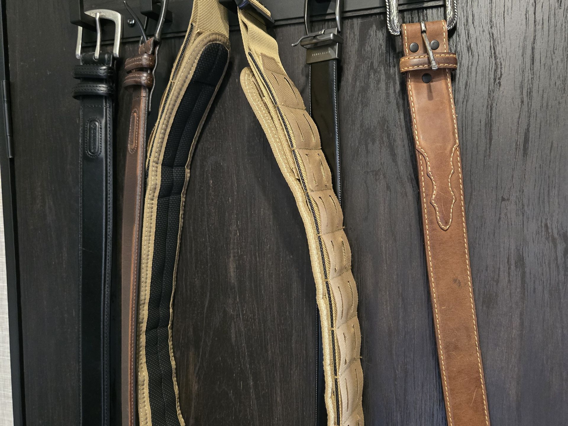 Men's belts (real leather) size 42 and 44