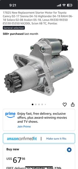 Vehicle Starter