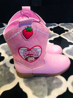Little Girls Strawberry Shortcake Western Boots Size 11