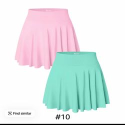 2pcs skorts set