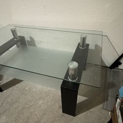 New Like Glass Coffee Table For $45