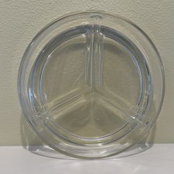 3 Section Food Network Glass Serving Dish