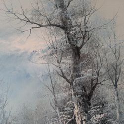 Oil on canvas painting by Mary Jane Moncrief 