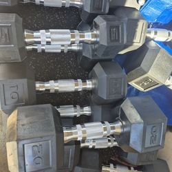 Rubber dumbells WEIGHTS
