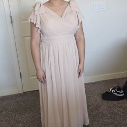 Blush Pink Long Dress