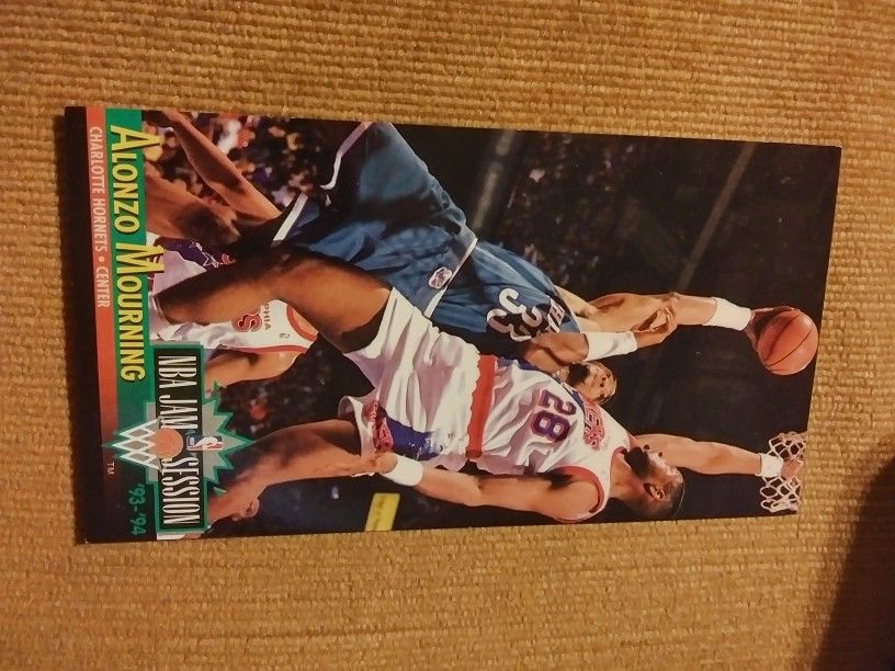 Alonzo Mourning Card