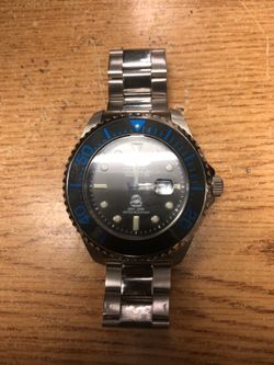 INVICTA GRAND DIVER .... SILVER, WATER RESISTANT / #17571