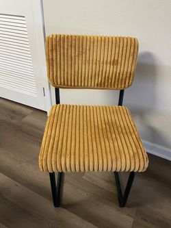 Yellow Upholstered Kitchen Chairs