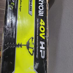 Ryobi 40v Hp 8 Inch Auger With Battery Charger 
