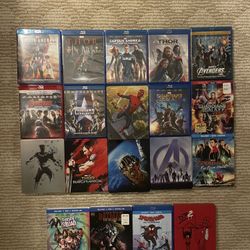 Mainly Marvel Blu Ray Movie Collection