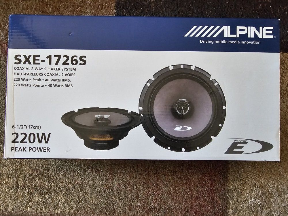 Alpine 2 Way Speakers 220w