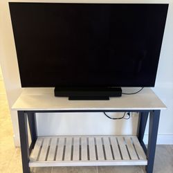 Coastal Wood TV Or Entryway Table
