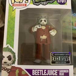 Funko Pop! Beetlejuice Shrunken Head - EE Exclusive #1761