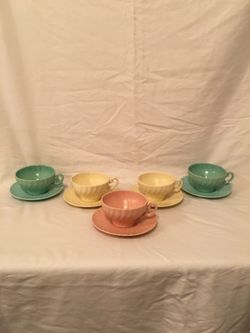 Vintage teacups and saucers