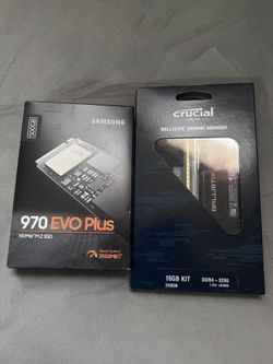 RAM and M.2 SSD Storage