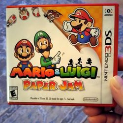MARIO AND LUIGI PAPER JAM NINTENDO 3DS